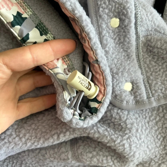 THE NORTH FACE CRAGMONT 1/4 SNAP FLEECE - WOMENS small lilac camo new with tags - Picture 12 of 15